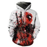 3D Print Marvel Superhero Deadpool 2 Hoodie