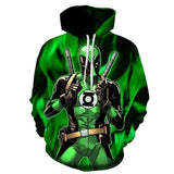 3D Print Marvel Superhero Deadpool 2 Hoodie