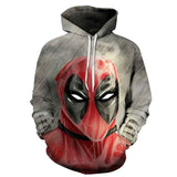 3D Print Marvel Superhero Deadpool 2 Hoodie