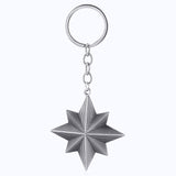 Marvel jewelry Captain Marvel Shield Keychain The Avengers 4 Superhero Carol Danvers Charms Key Chains for Women Men Jewelry
