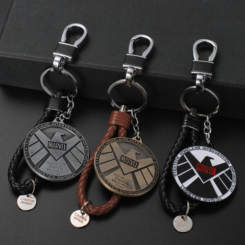 Avengers Logo Style Metal Pendant Keychains
