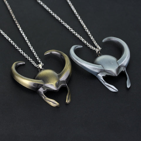 Loki Helmet Necklace