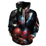 Spiderman 3D Print Hoodie