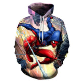 Spiderman 3D Print Hoodie