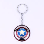 Marvel jewelry Captain Marvel Shield Keychain The Avengers 4 Superhero Carol Danvers Charms Key Chains for Women Men Jewelry