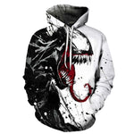 Venom 3D Printed Hoodies