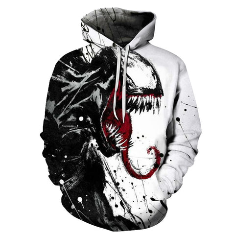 Venom 3D Printed Hoodies