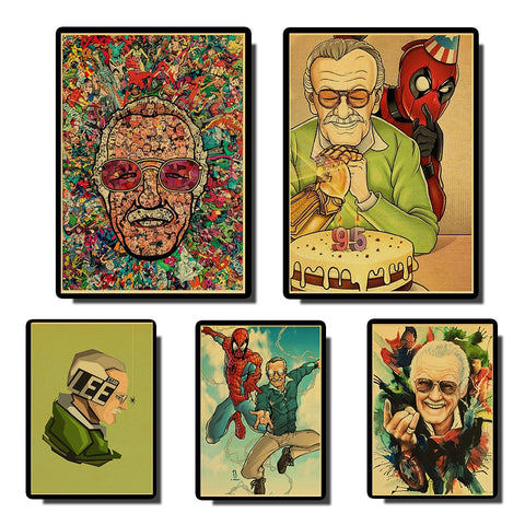 Marvel Father Stan Lee Poster