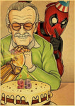Marvel Father Stan Lee Poster