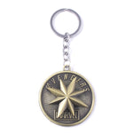 Marvel jewelry Captain Marvel Shield Keychain The Avengers 4 Superhero Carol Danvers Charms Key Chains for Women Men Jewelry