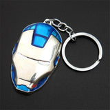 Iron Man Mask Keychain Metal Key Chains Toys Fashion Keyring Gift Car Accessories Small Gifts Event Giveaway