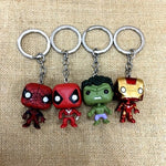Hot New Pop Keychains Marvel Captain America Iron Man Key Ring Zinc Alloy Car Key Chain Groot Key Fob Bag Pendant Jewelry