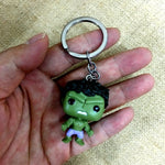 Hot New Pop Keychains Marvel Captain America Iron Man Key Ring Zinc Alloy Car Key Chain Groot Key Fob Bag Pendant Jewelry