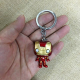 Hot New Pop Keychains Marvel Captain America Iron Man Key Ring Zinc Alloy Car Key Chain Groot Key Fob Bag Pendant Jewelry