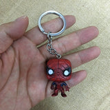 Hot New Pop Keychains Marvel Captain America Iron Man Key Ring Zinc Alloy Car Key Chain Groot Key Fob Bag Pendant Jewelry